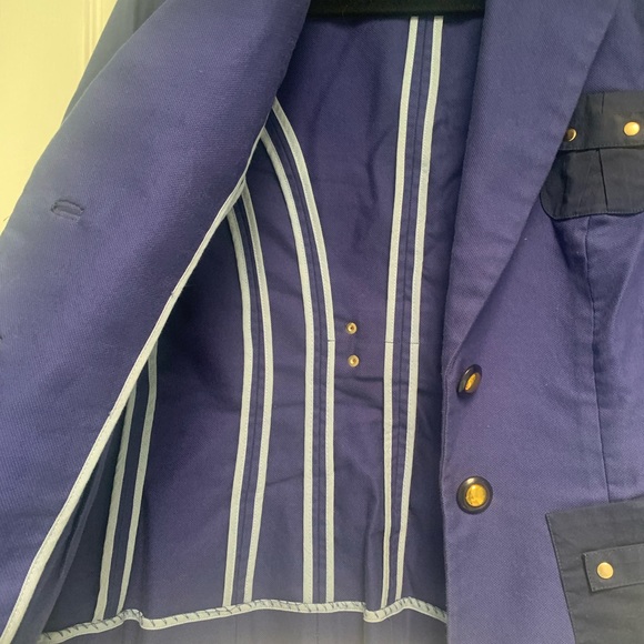 Blue CAbi blazer with beautiful gold buttons. - Picture 3 of 5